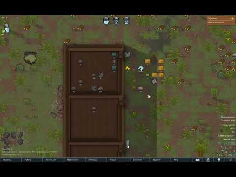 Видео: Первое видео Rimworld , или как я высадился не в то время и не в то место