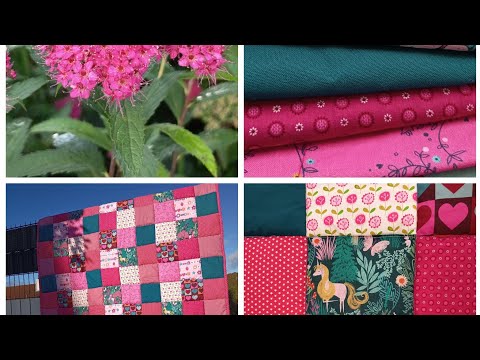 Видео: #Одеяло для девочкиТолько #квадраты, #пэчворк , #patchwork,#decke #baumwolle,#geschenk,#quilt,#hobby