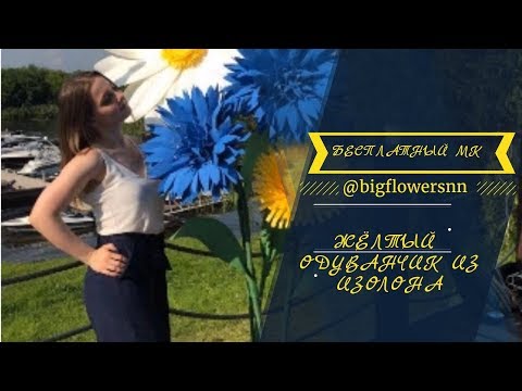Видео: ЖЁЛТЫЙ ОДУВАНЧИК ИЗ ИЗОЛОНА. БЕСПЛАТНЫЙ МАСТЕР-КЛАСС ОТ СТУДИИ БОЛЬШИХ ЦВЕТОВ ОЛЬГИ ОЛЬНЕВОЙ
