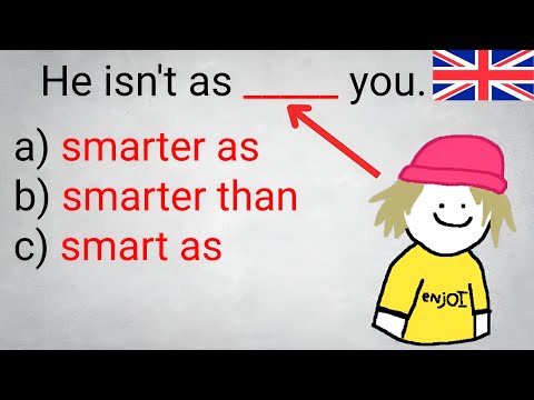 Видео: Тест на прилагательные | прилагательные в английском языке | учить грамматику английского