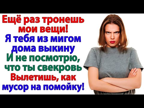 Видео: Свекровь решила наводить порядки? — И вылетела с чемоданом!