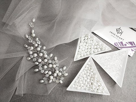 Видео: МК Плетение веточки из бусин и проволоки. Handmade DIY | Jane Heart