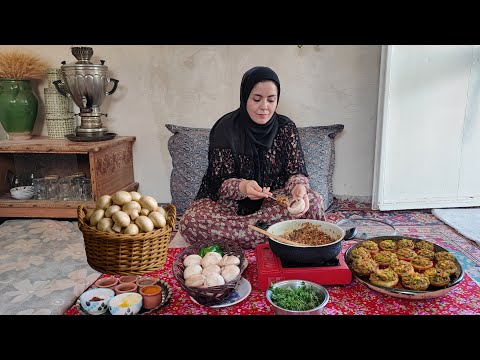 Видео: Фаршированные грибы | Готовим вкусные фаршированные грибы в деревне
