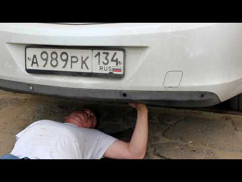 Видео: замена датчика парктроника опель астра j, одной левой