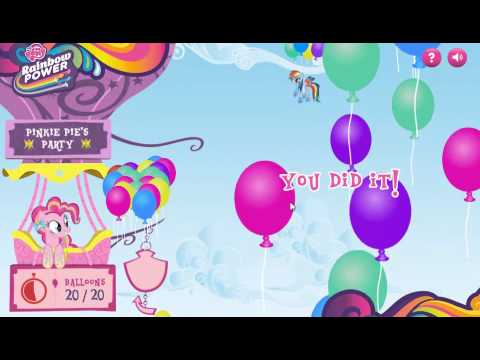 Видео: Игры май литл пони Воздушные Шарики Пинки Пай