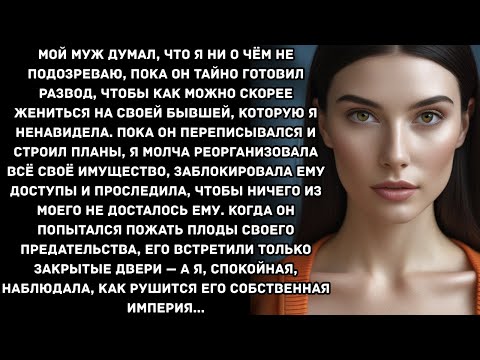 Видео: Мой муж думал, что я ни о чём не подозреваю, пока он тайно готовил развод, чтобы как можно скорее...
