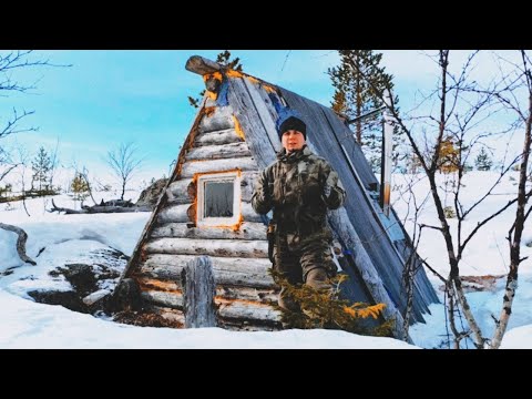 Видео: Строительство горной избы у Белого моря