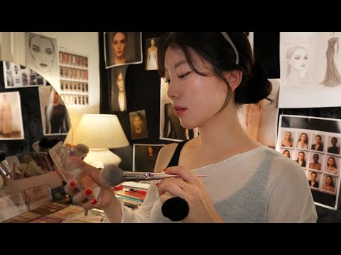 Видео: ASMR Макияж за кулисами для вас💄 Ролевая игра с моделью на подиуме (Субтитры✔️)