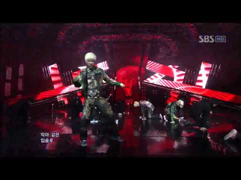 Видео: B.A.P [Warrior] @SBS Inkigayo Популярная песня 20120219