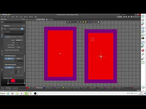 Видео: Работа с библиотекой посадочных мест в altium, два способа создания