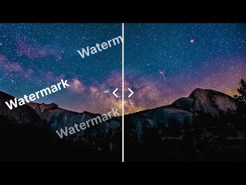 Видео: ИИ для Удаления Водяных Знаков | Как Убрать Водяной Знак с Фото и Видео