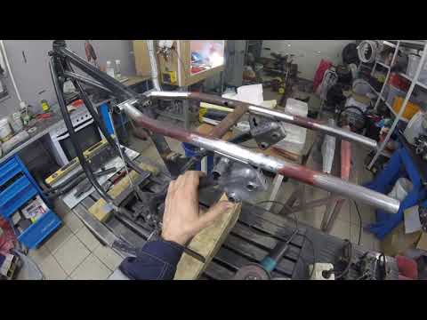 Видео: Ява 638 ЛЮКС ремонт рамы Часть 3