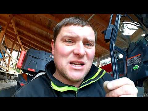 Видео: Трактор Mitsubishi MT286 Внутренний мир кондиционера