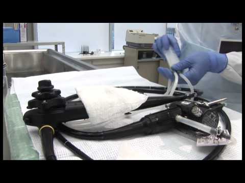 Видео: Механизированный способ обработки гибких эндоскопов Olympus