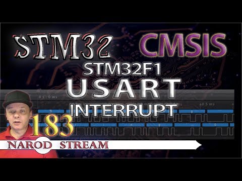 Видео: Программирование МК STM32. Урок 183. CMSIS. STM32F1. USART. Interrupt