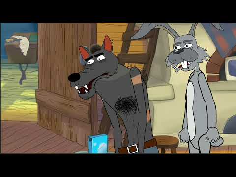 Видео: Анекдот | Как заяц застукал лису с волком | funny russian cartoon