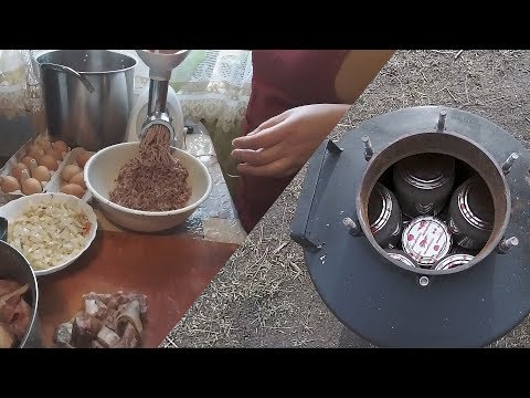 Видео: Паштет со свиной головы в автоклаве.