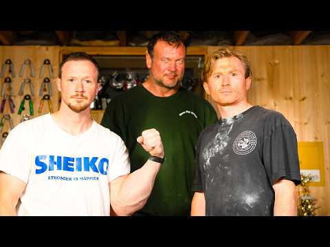 Видео: Лучший в мире армрестлер НИКОГДА не видел такой силы...