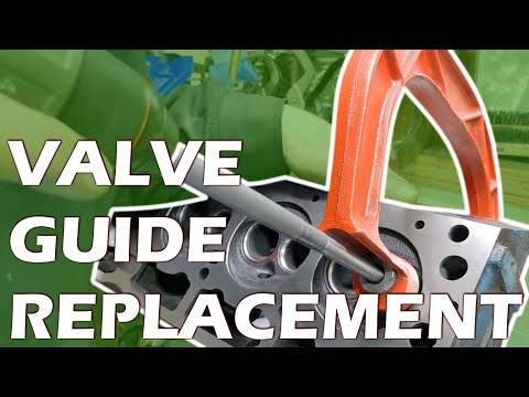Видео: Установка бронзовых направляющих клапанов без станков с использованием Lisle 59000