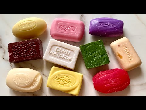 Видео: ASMR Soap cutting | Soap Carving|Резка мыла  | ASMR