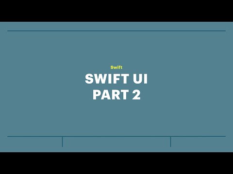 Видео: Занятие 23: SwiftUI | 2 -  @EnvironmentObject, @Environment, ViewModifiyer, @ViewBuilder