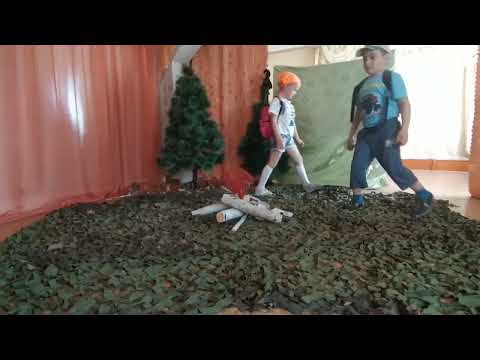 Видео: Театрализованная сценка по правилам пожарной безопасности "Случай в лесу"