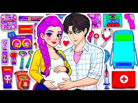 Видео: 💖Сделай сам из бумаги💖 KPOP DEMON HUNTERS Rumi Pregnant x Jinu Skincare + Makeup Blind Bag Распак...