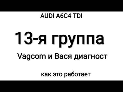 Видео: 13 группа Vagcom или Вася диагност, как это работает?