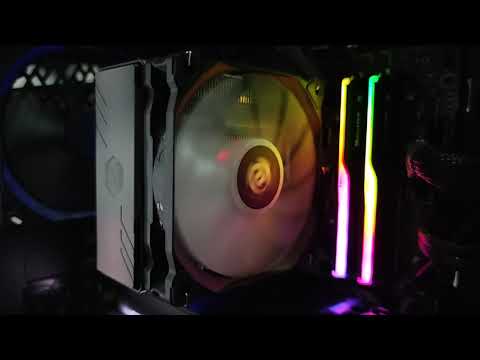 Видео: Вентилятор кулера PentaWave PC Z05E SRB ARGB V2 пониженная скорость 1176 rpm