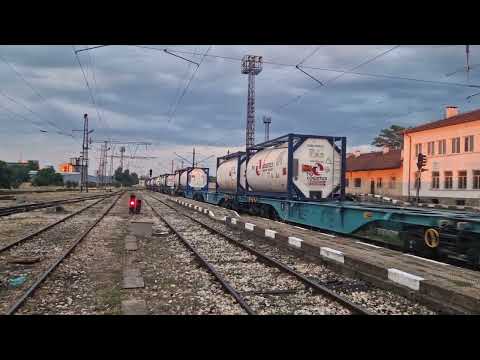 Видео: Локомотив 46515 с  МДТВ 47072 Калитиново-Димитровград ЖС, ДТВ 30593 Илиянци-Пловдив Разпр.,КПВ 82212