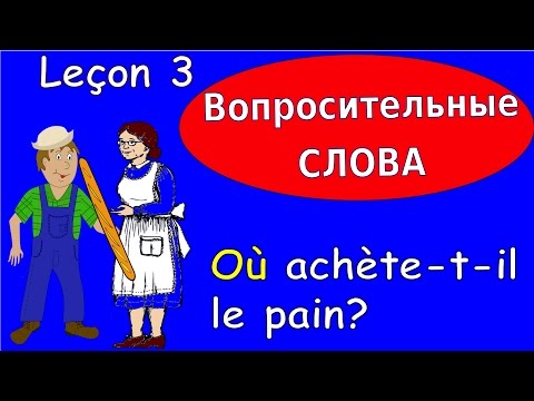 Видео: 3 Урок французского. Грамматика 5/6. Вопросительные слова. #французскийязык