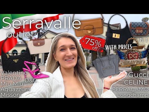 Видео: ВЛОГ О ШОППИНГЕ SERRAVALLE OUTLET 🛍️ Pt. 1 Прада, Миу Миу, Селин, Феррагамо, Валентино | Лесли Адина