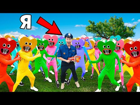 Видео: Я Поймал Настоящих 50 Цветных Хагги Вагги ! **3 Серия**