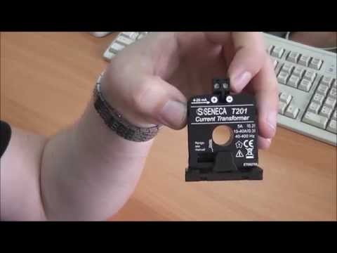 Видео: Датчик тока SENECA T201. Оборудование для "Умного дома".