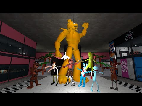 Видео: АНИМАТРОНИКИ  СИКЮРИТИ БРИЧ ГОНЯЮТСЯ ЗА НАМИ Garry's Mod