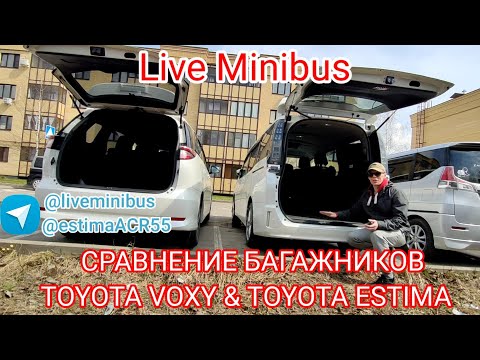 Видео: СРАВНЕНИЕ БАГАЖНИКОВ TOYOTA ESTIMA ACR55 & TOYOTA VOXY HYBRID.