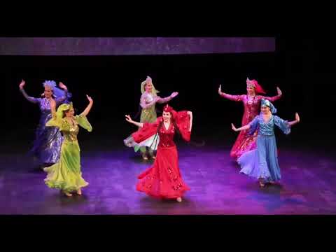 Видео: Ансамбль "Бахор" на концерте в Доме Музыки. Таджикский танец.