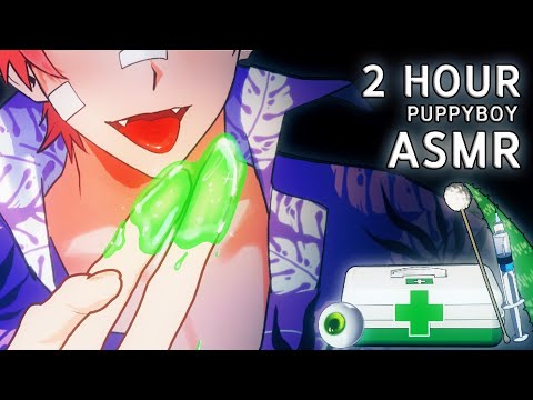 Видео: 2 часа PUPPYBOY ASMR │Пряная говорящая версия. 💋│Поп! Поп! Звуки рта, разговоры, массаж, чистка ушей