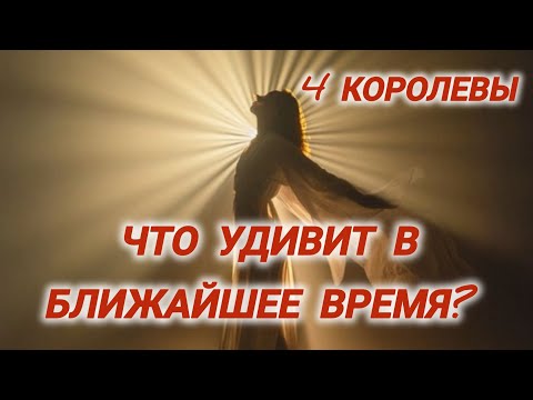 Видео: Вау!😲Что удивит в ближайшее время? 4 Королевы #гаданиенакоролев #таро4королевы #радость #таросегодня