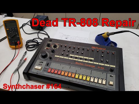 Видео: Ремонт неисправного Roland TR-808 - Synthchaser #164