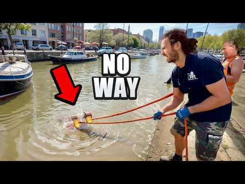 Видео: Поиск сокровищ в РОТТЕРДАМЕ с огромным магнитом!