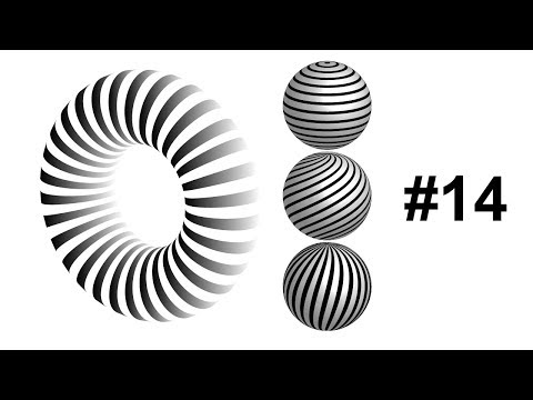 Видео: Эффекты Revolve Вращение ◔ Проецирование Map Art Нарисовать Построить Adobe Illustrator  🍌 Урок 14