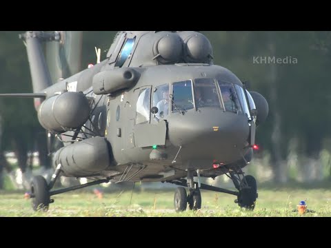 Видео: Ми-8 серый 96742 запуск и взлёт