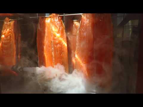 Видео: Пример работы конвекции в коптильне.