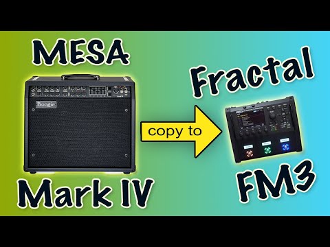 Видео: Копируем Mesa Boogie Mark IV на Fractal FM3. (Free Preset)