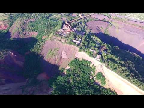 Видео: Зона обвалу у с. Горького (шахта Орджонікідзе) з висоти 140-180м