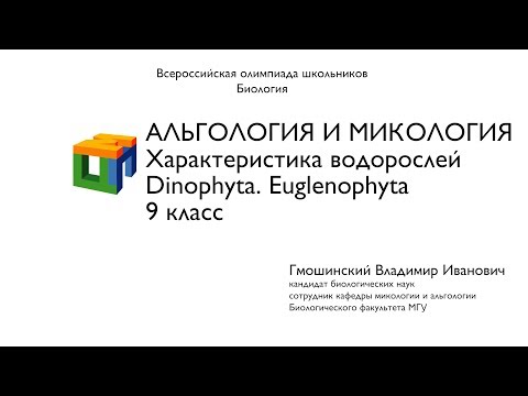 Видео: Биология. 9 класс. Гмошинский В.И. Альгология и микология. Характеристика водорослей. Часть1