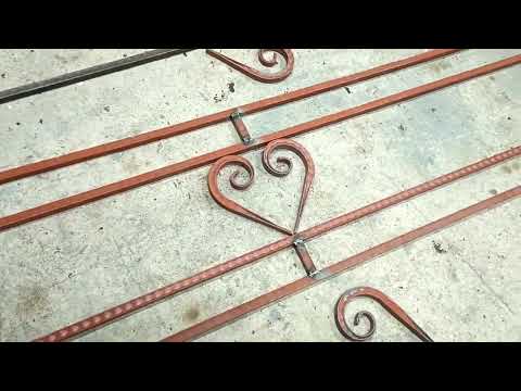 Видео: Холодная ковка.Изготовление ограждений.
