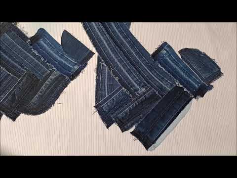 Видео: Denim slippers🌸Джинсові капці #denim #slippers #diy