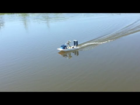 Видео: Аэроглиссер , нитро двс. Я тебя слепила из того что было.